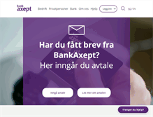 Tablet Screenshot of bankaxept.no